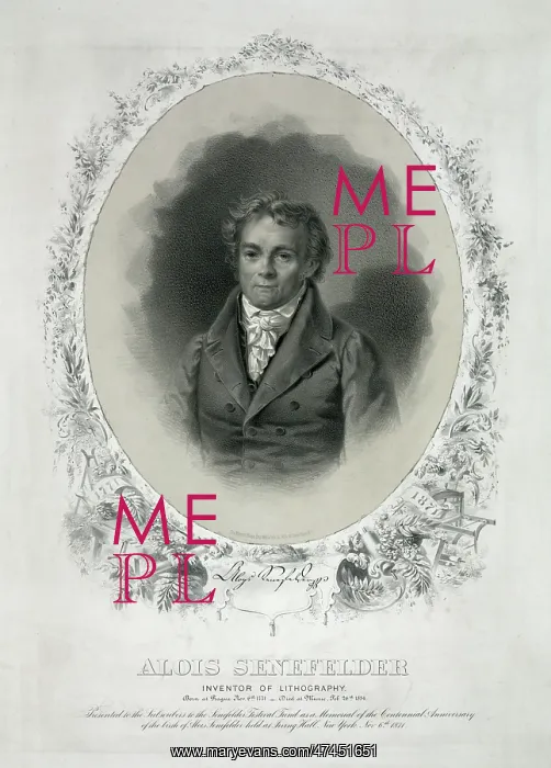  : Alois Senefelder inventor of lithography