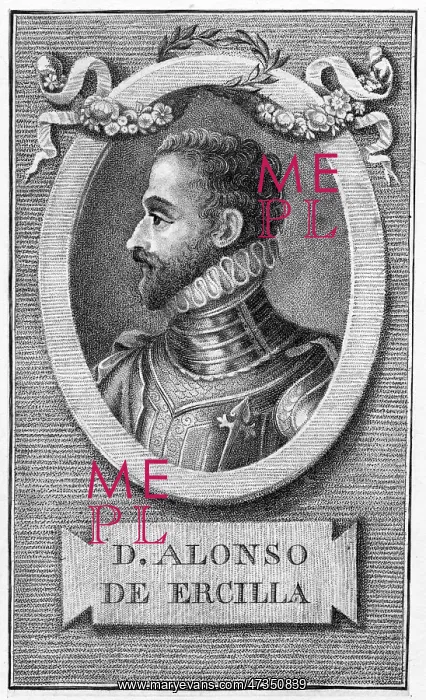 : ALONSO DE ERCILLA Y ZUN : ALONSO DE ERCILLA Y ZUN