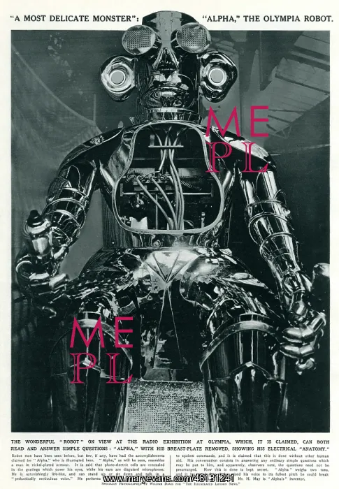 : Alpha robot 1932 : Alpha robot 1932