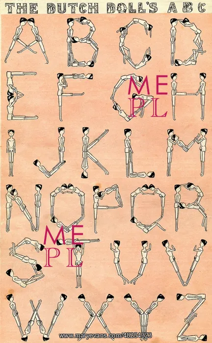 : An alphabet of Dutch Dolls : An alphabet of Dutch Dolls