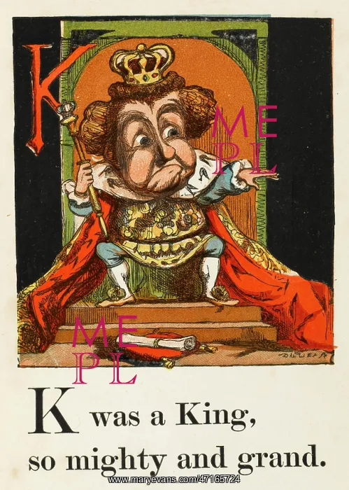  : ALPHABET / K FOR KING