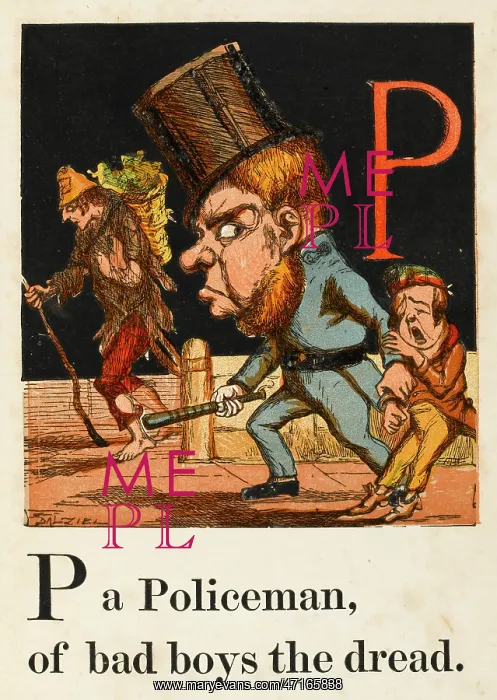  : ALPHABET / P FOR POLICEMAN