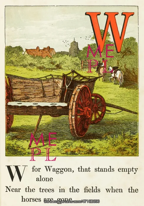  : ALPHABET / W FOR WAGON