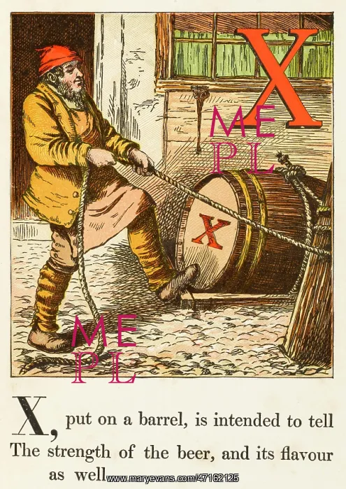: ALPHABET / X ON A BARREL : ALPHABET / X ON A BARREL