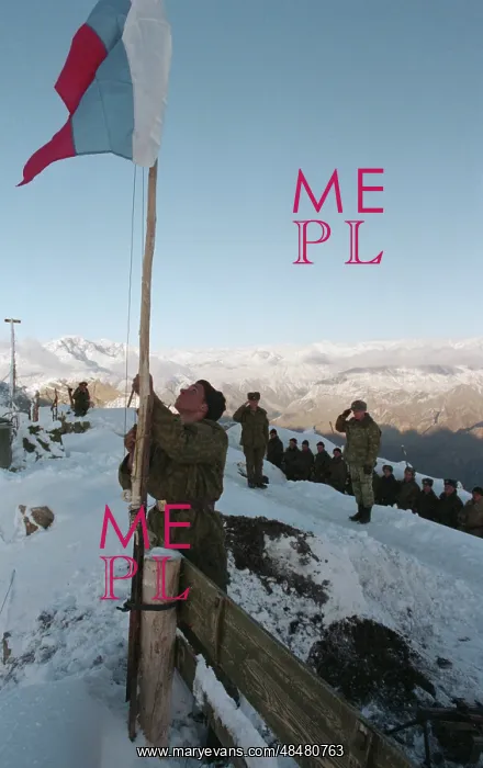 : Alpine checkpoint of Russian frontier guardsin Tajikistan : Alpine checkpoint of Russian frontier guardsin Tajikistan