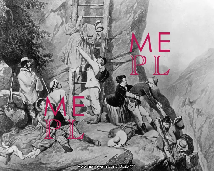 : Alpine trip around 1850 : Alpine trip around 1850