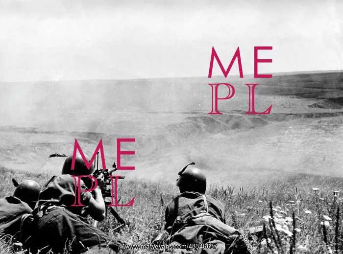 : Alpini have moved to a hill position, 1942 : Alpini have moved to a hill position, 1942