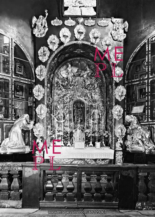 : Altar with the Black Madonna in Altoetting : Altar with the Black Madonna in Altoetting