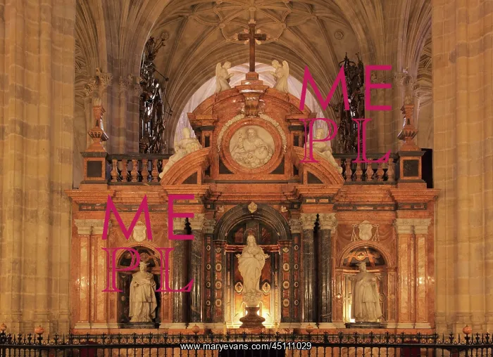 : Altar del Trascoro, Cathedral of the Incarnation : Altar del Trascoro, Cathedral of the Incarnation
