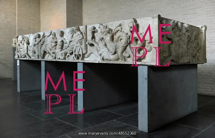 : Altar of Domitius Ahenobarbus. Wedding of Poseidon and Amphi : Altar of Domitius Ahenobarbus. Wedding of Poseidon and Amphi