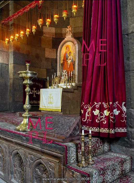 : Altar, St Gayane Monastery, Monastery of Etchmiadzin, Vagharshapat, Armenia : Altar, St Gayane Monastery, Monastery of Etchmiadzin, Vagharshapat, Armenia