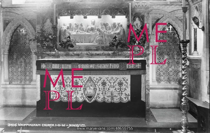 : Altar of Whippingham Church : Altar of Whippingham Church
