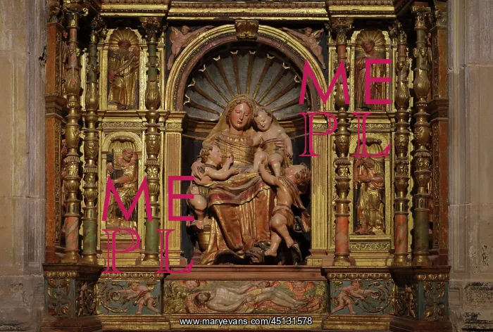 : Altarpiece, Cuenca Cathedral, Cuenca, Spain : Altarpiece, Cuenca Cathedral, Cuenca, Spain