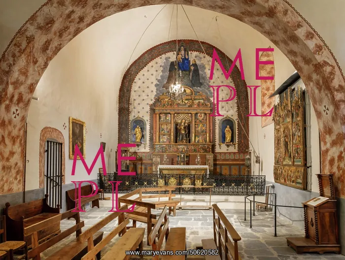 : Altarpiece, Eglise Saint-Andre, Evol, Pyrenees-Orientales : Altarpiece, Eglise Saint-Andre, Evol, Pyrenees-Orientales