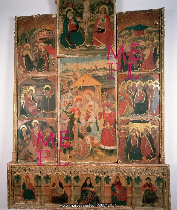 : Altarpiece of the Epiphany. Calatayud. Spain : Altarpiece of the Epiphany. Calatayud. Spain