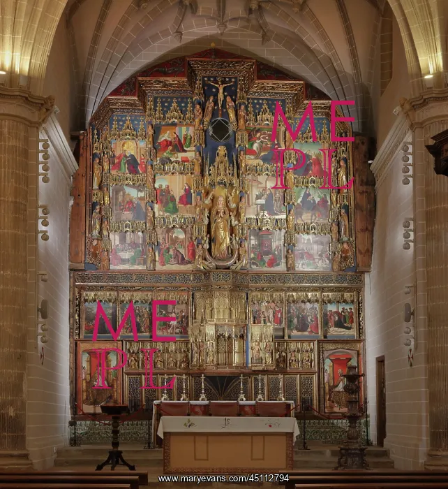  : Altarpiece of the high altar, Collegiate Church
