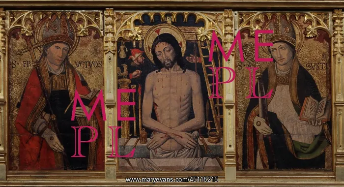 : Altarpiece of the Holy Trinity, Colegiata Basilica : Altarpiece of the Holy Trinity, Colegiata Basilica