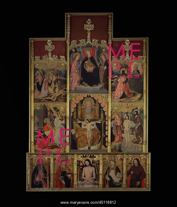 : Altarpiece of the Holy Trinity, Colegiata Basilica : Altarpiece of the Holy Trinity, Colegiata Basilica