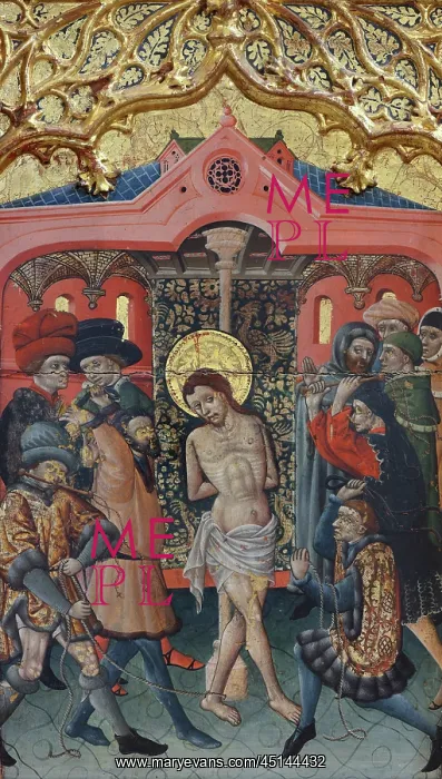 : Altarpiece, Iglesia de San Blas, Anento, Aragon, Spain : Altarpiece, Iglesia de San Blas, Anento, Aragon, Spain