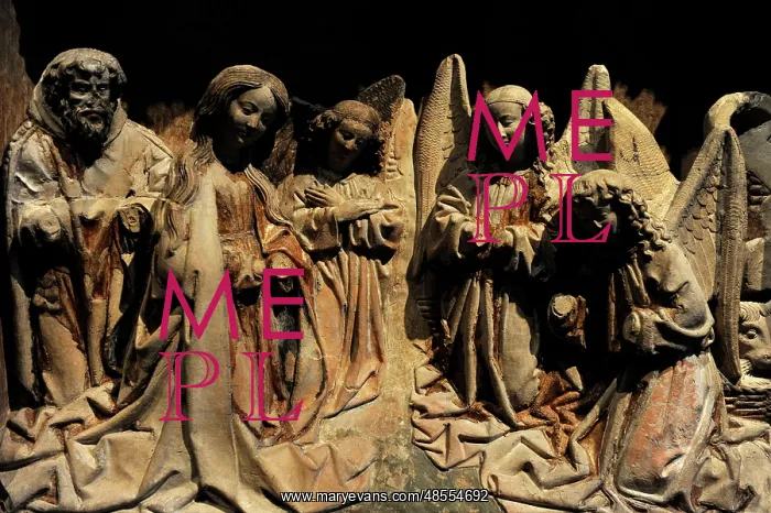 : Altarpiece of Saint Lambert. Utrecht, 1470-1480. Clay. Nativ : Altarpiece of Saint Lambert. Utrecht, 1470-1480. Clay. Nativ