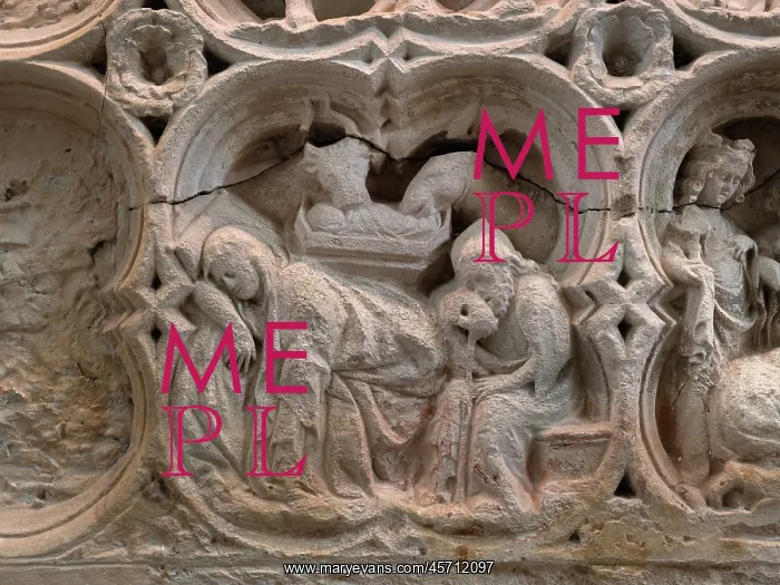 : Altarpiece sculpture, Abbaye de Fontenay : Altarpiece sculpture, Abbaye de Fontenay
