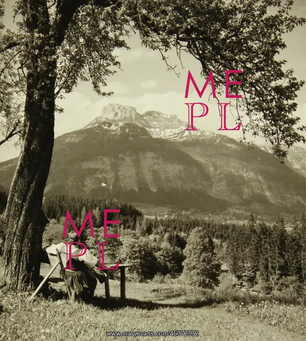 : Altaussee. Overlooking the Loser with women : Altaussee. Overlooking the Loser with women