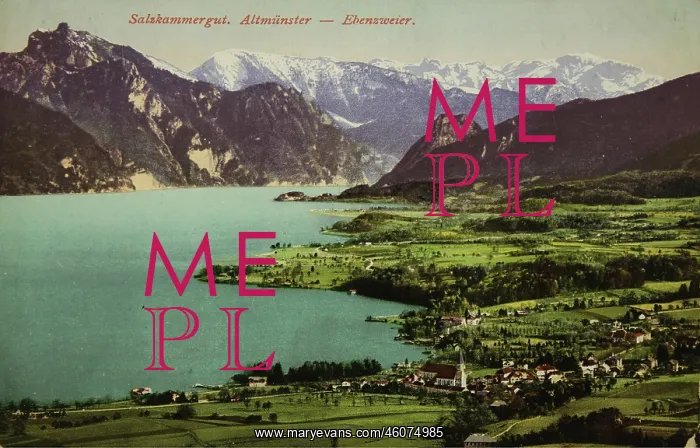 : Altmunster - Ebenzweier at Traunsee. 1915 : Altmunster - Ebenzweier at Traunsee. 1915
