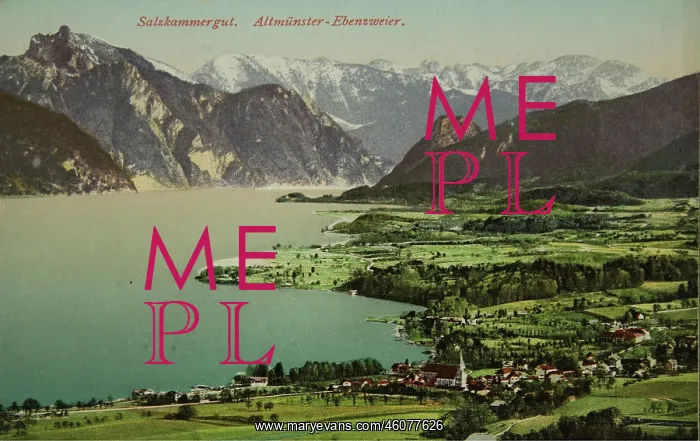 : Altmunster ? Ebenzweier at Traunsee. 1925 : Altmunster ? Ebenzweier at Traunsee. 1925
