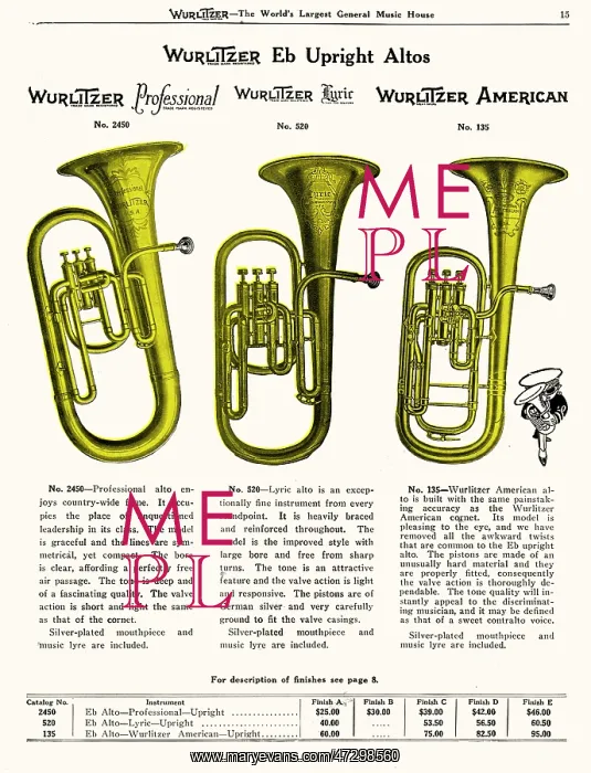 : ALTO HORN (WURLITZER) : ALTO HORN (WURLITZER)