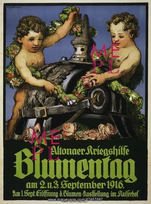 : Altonaer Kriegshilfe Blumentag : Altonaer Kriegshilfe Blumentag