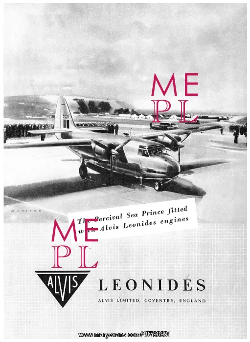 : Alvis Leonides - Percival Sea Prince : Alvis Leonides - Percival Sea Prince