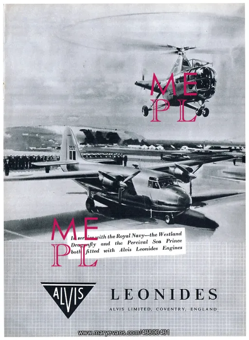 : Alvis Leonides - Percival Sea Prince : Alvis Leonides - Percival Sea Prince