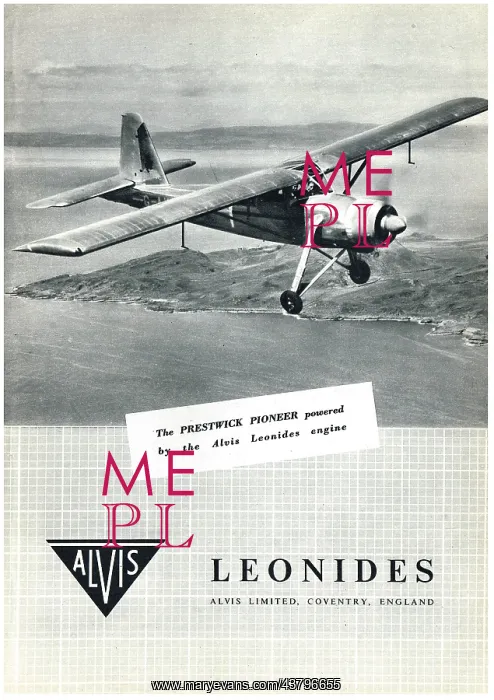: Alvis Leonides - Prestwick Pioneer : Alvis Leonides - Prestwick Pioneer
