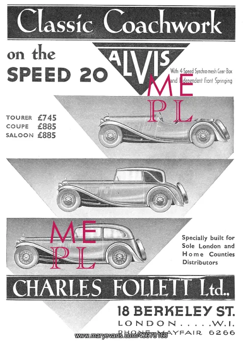 : Alvis Speed 20 - Charles Follett Ltd : Alvis Speed 20 - Charles Follett Ltd