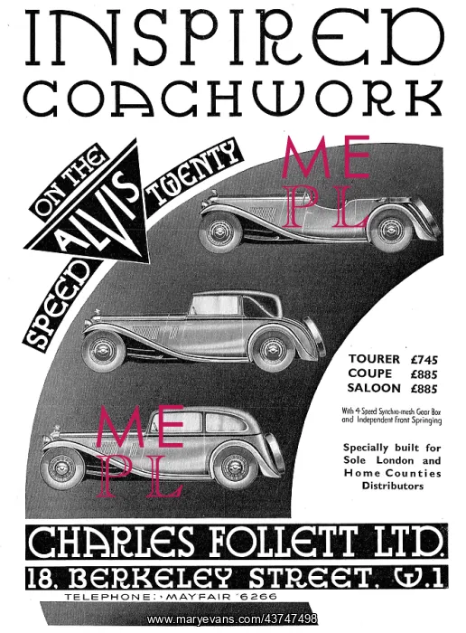 : Alvis Speed Twenty - Inspired Coachwork : Alvis Speed Twenty - Inspired Coachwork