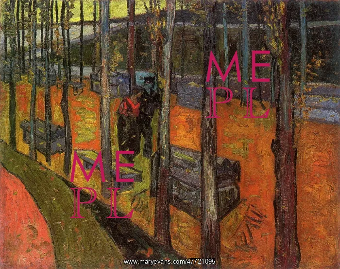  : Alyscamps, by Van Gogh