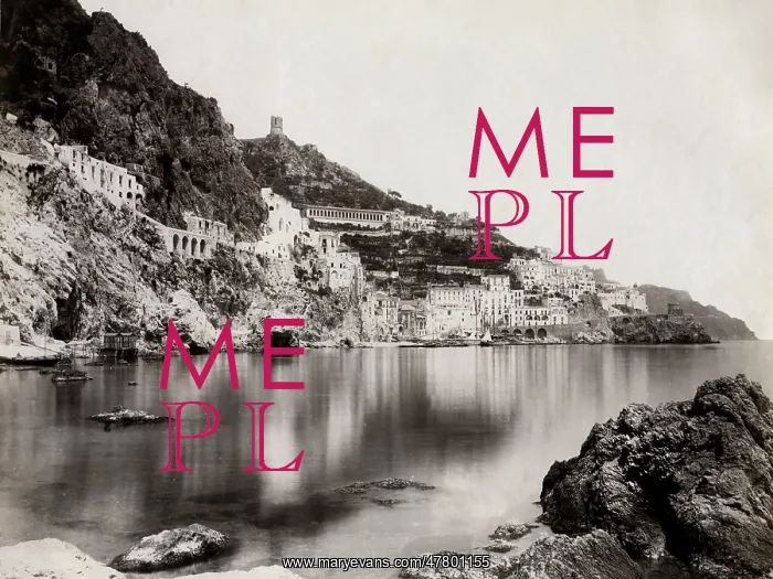 : Amalfi from the Mediterranean Sea : Amalfi from the Mediterranean Sea