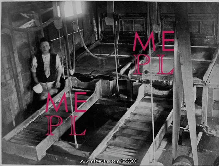 : The amalgamating room at a gold digging site, Halifax 1873 : The amalgamating room at a gold digging site, Halifax 1873