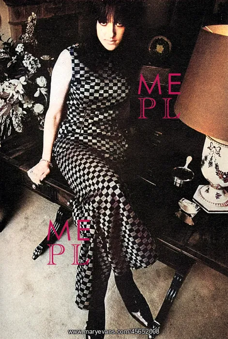 : Amanda Sturge in a checked trouser suit by Bee Young : Amanda Sturge in a checked trouser suit by Bee Young