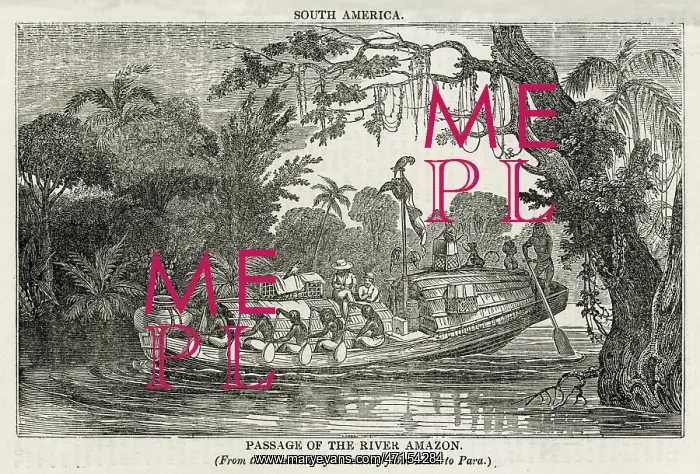 : On the Amazon River c. 1825 : On the Amazon River c. 1825