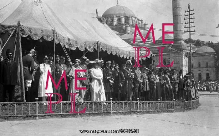 : Ambassadors expect the new Sultan Mehmed VI, 1914 : Ambassadors expect the new Sultan Mehmed VI, 1914