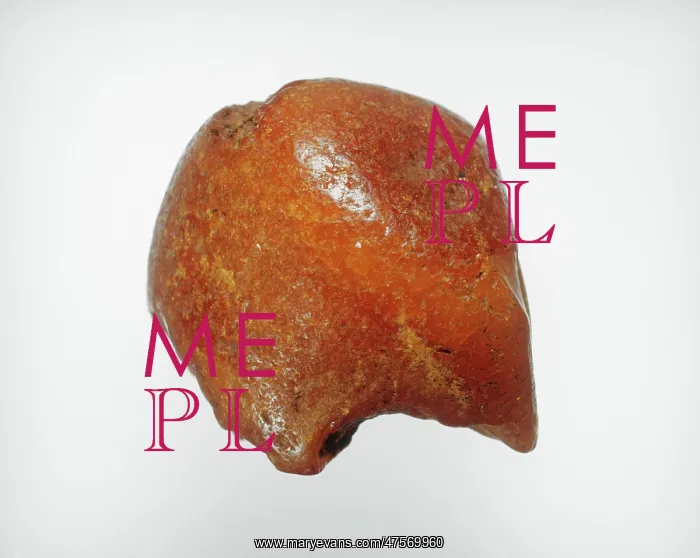 : Amber artifact from Stone Age England : Amber artifact from Stone Age England