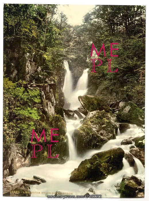 : Ambleside, Stock Ghyll Force, Lake District, England : Ambleside, Stock Ghyll Force, Lake District, England