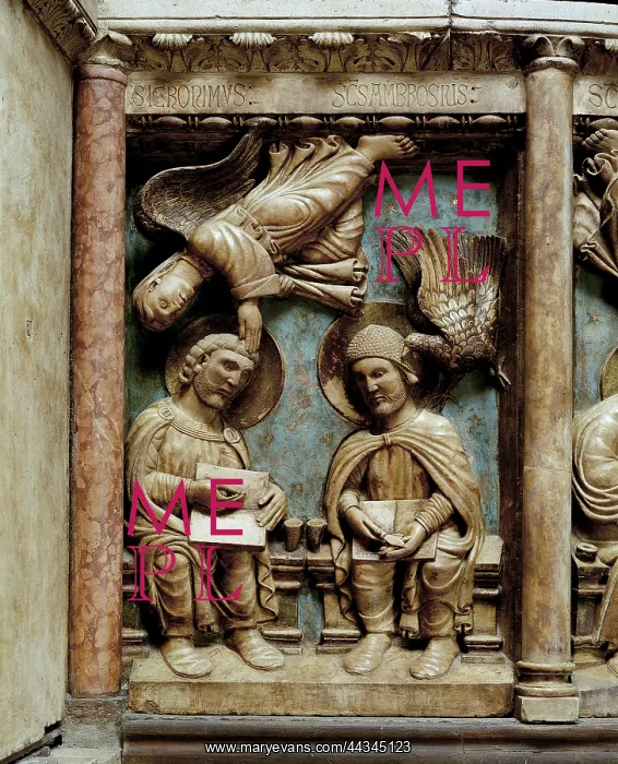 : Ambo. St. Jerome and St : Ambo. St. Jerome and St
