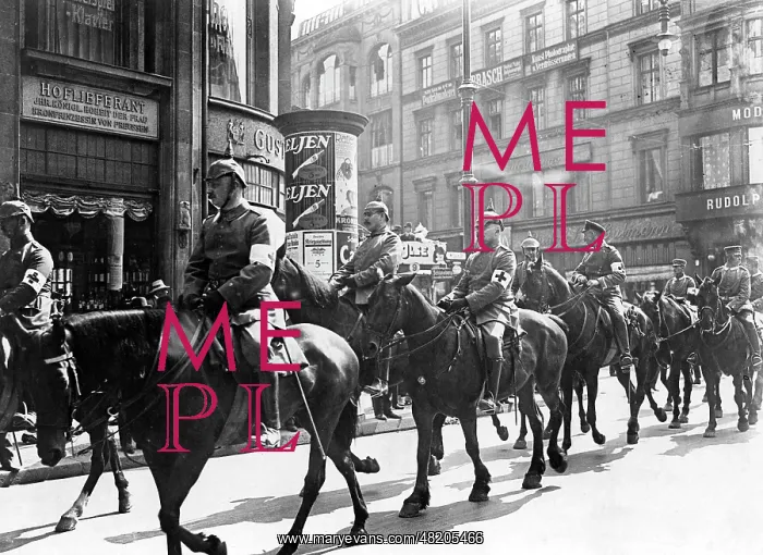 : Ambulance colony on their way to the front, 1914 : Ambulance colony on their way to the front, 1914