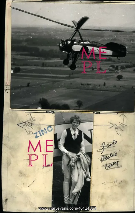 : Amelia Earhart en route for Denver : Amelia Earhart en route for Denver