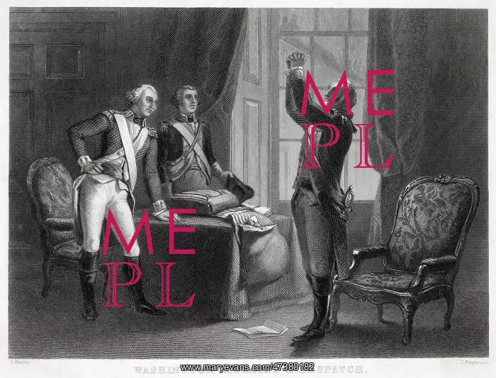 : America - General Washington Reading Dispatch : America - General Washington Reading Dispatch