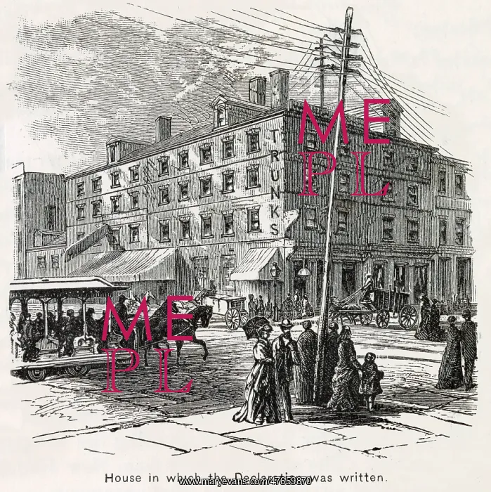 : America - House Where Declaration Was Written : America - House Where Declaration Was Written