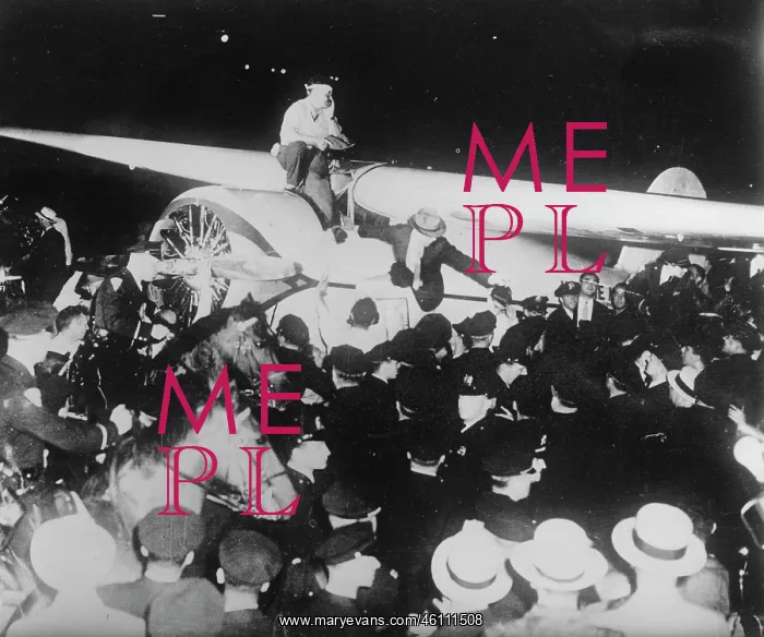 : The American aviator Wiley Post on his : The American aviator Wiley Post on his