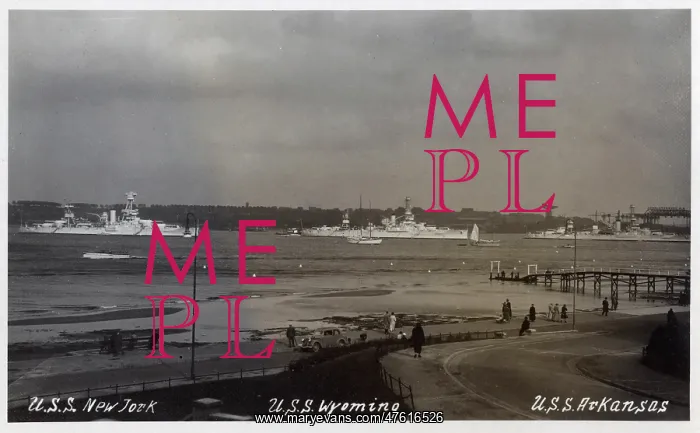 : American battleships at Kiel, Germany : American battleships at Kiel, Germany